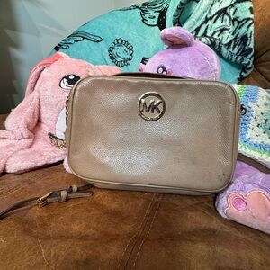 SALE Michael Kors Beige Crossbody Bag